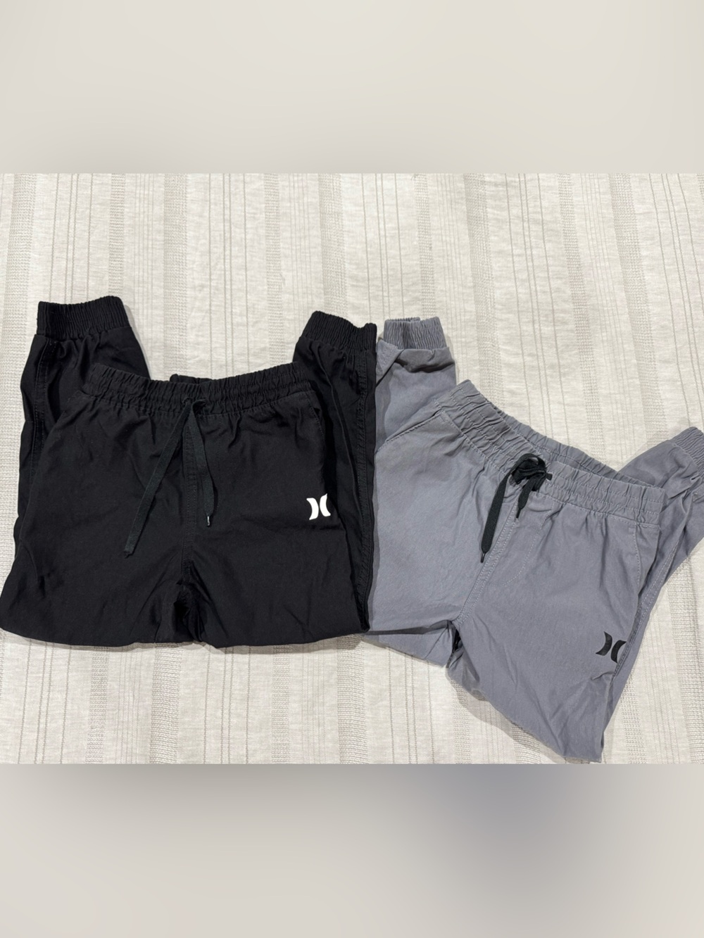 Hurley Kids' Pull-On Pants - Black and Gray Bundle